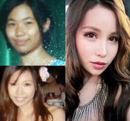 整容夸张的网红图,网红整容前后对比图揭秘